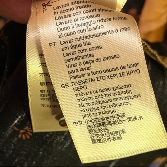 Scotch & Soda Floral Print Maxi Dress in Black and Mustard — Large - Picture 12 of 13